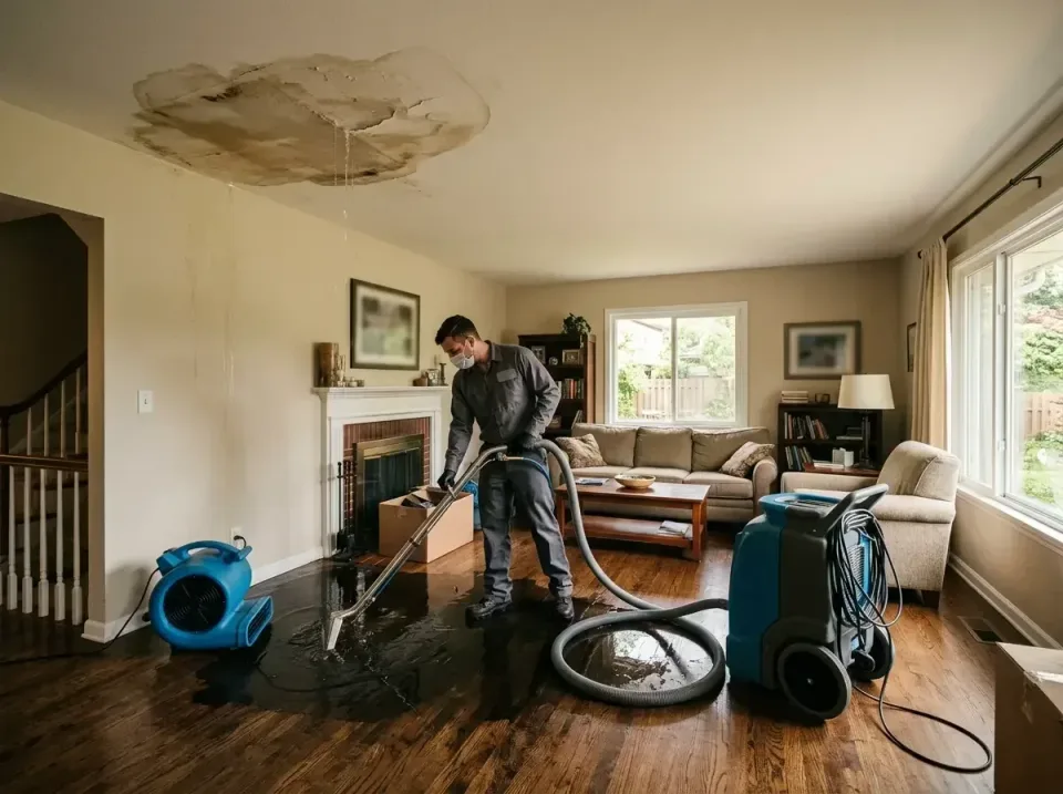 attic-pipe-burst-ceiling-drip-008 — frequently asked questions, Water Damage Restoration & Carpet Care in Kewaunee, WI